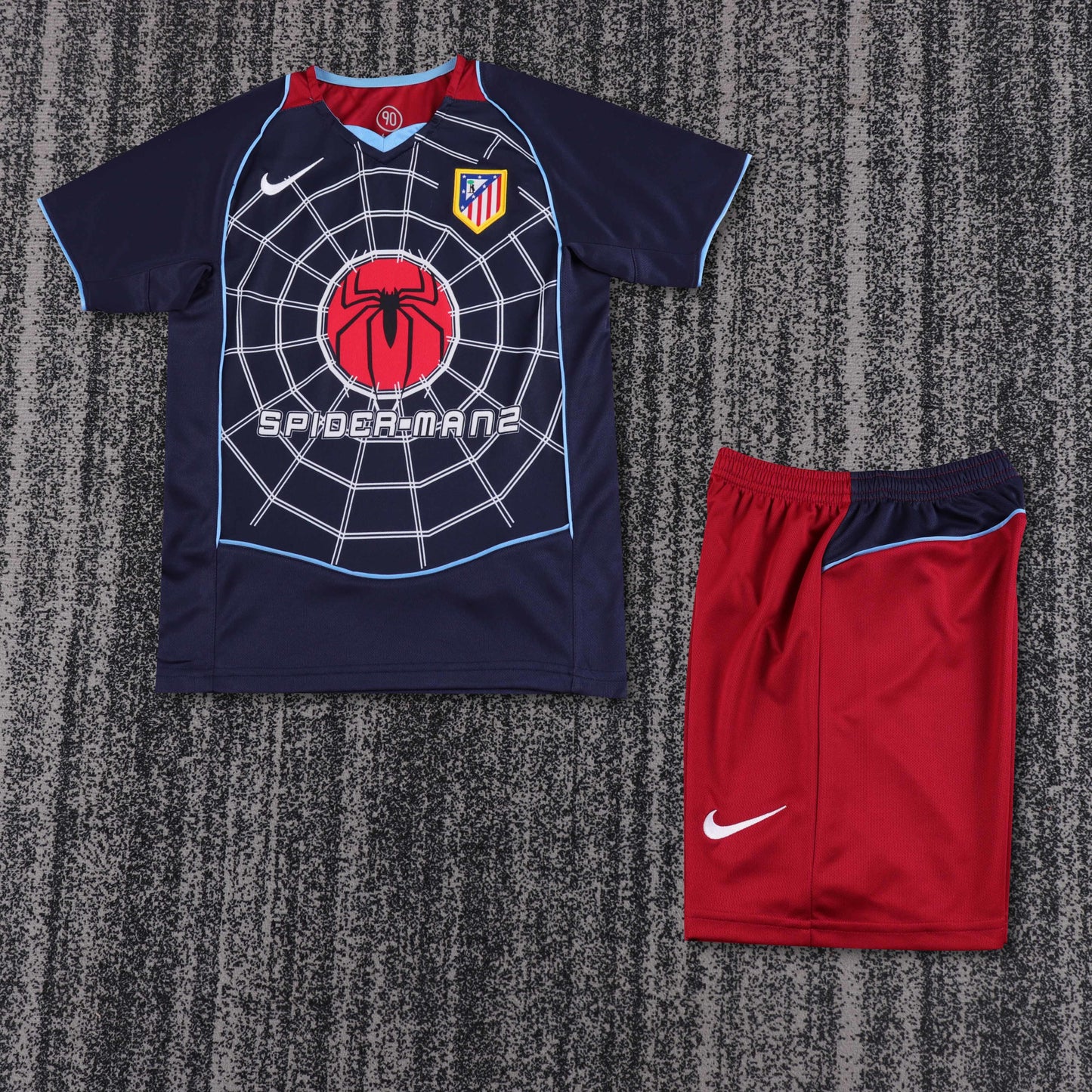 Kids Atletico Madrid Retro Kit