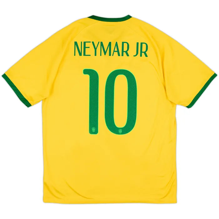 Brazil 2014/15 Home Shirt Neymar Jr #10