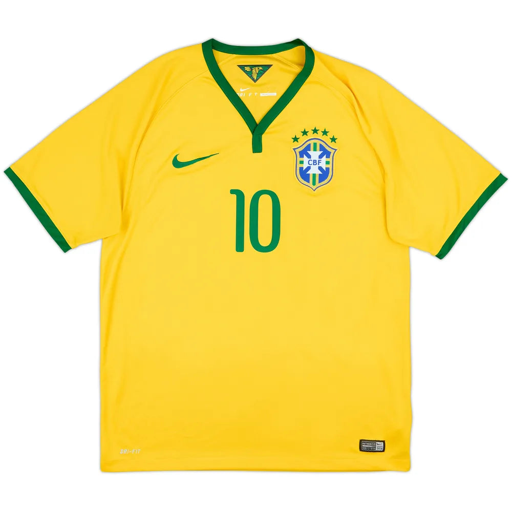 Brazil 2014/15 Home Shirt Neymar Jr #10
