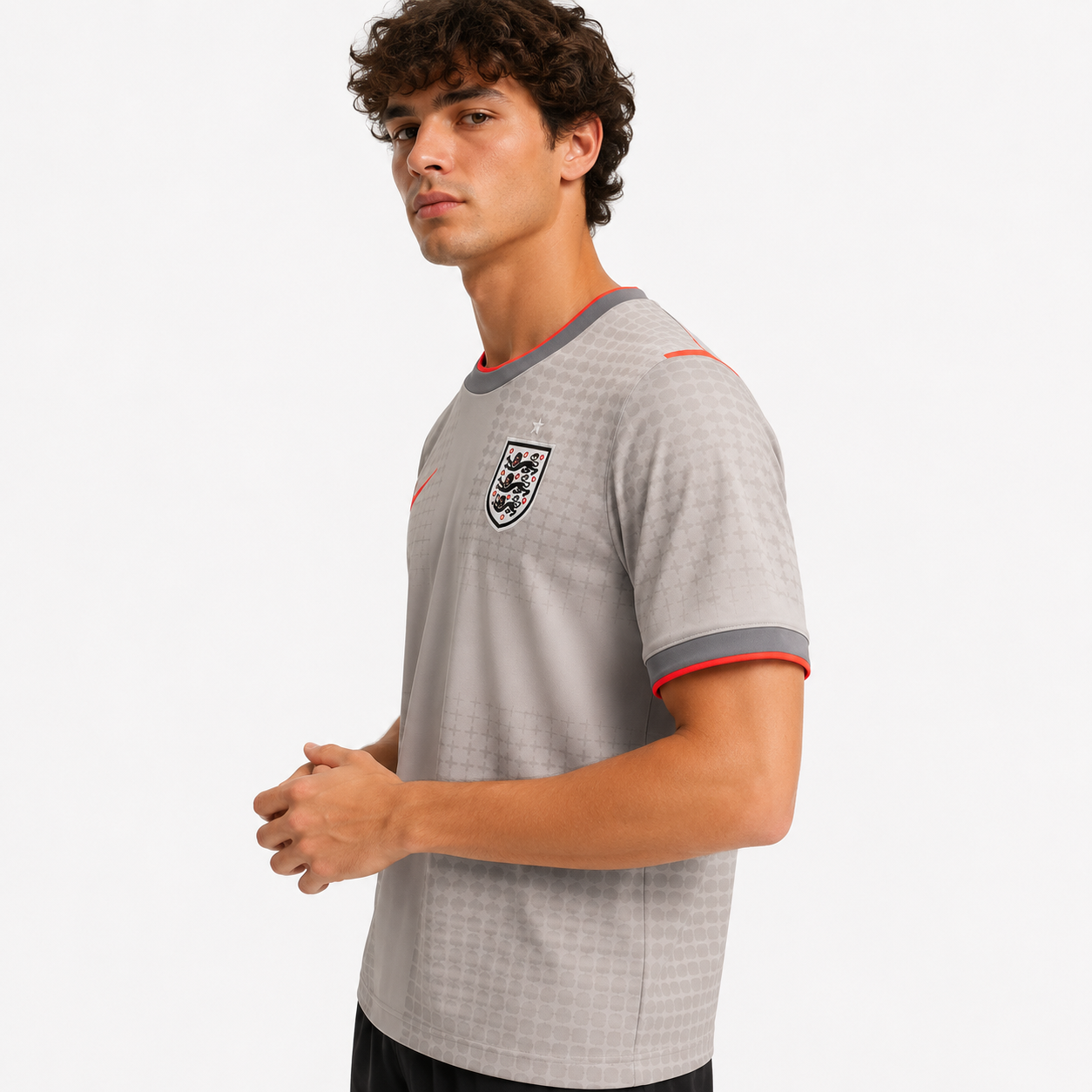 Palace x Nike England Pre Match Top in Grey