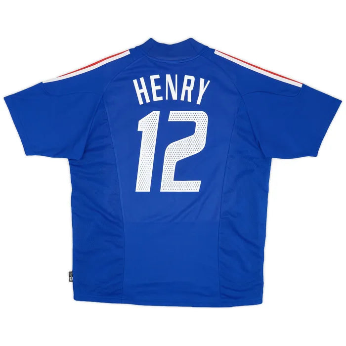 France 2002/04 Home Shirt Henry #12
