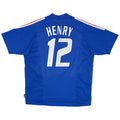 France 2002/04 Home Shirt Henry #12