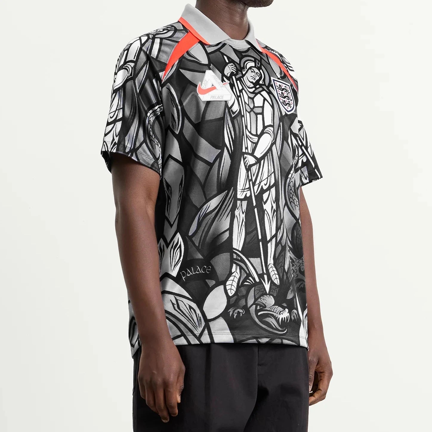 Palace x Nike England Jersey in Grey