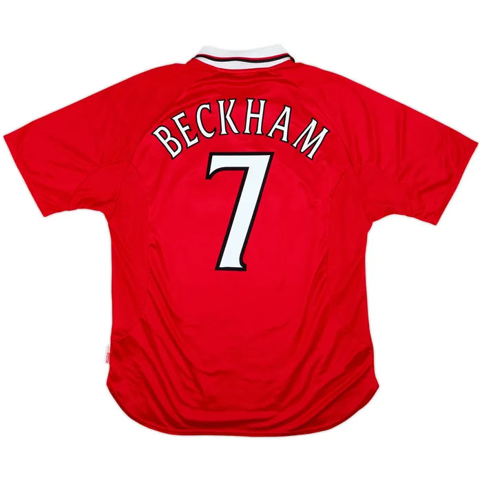 Manchester United 1999/00 CL Home Shirt Beckham #7