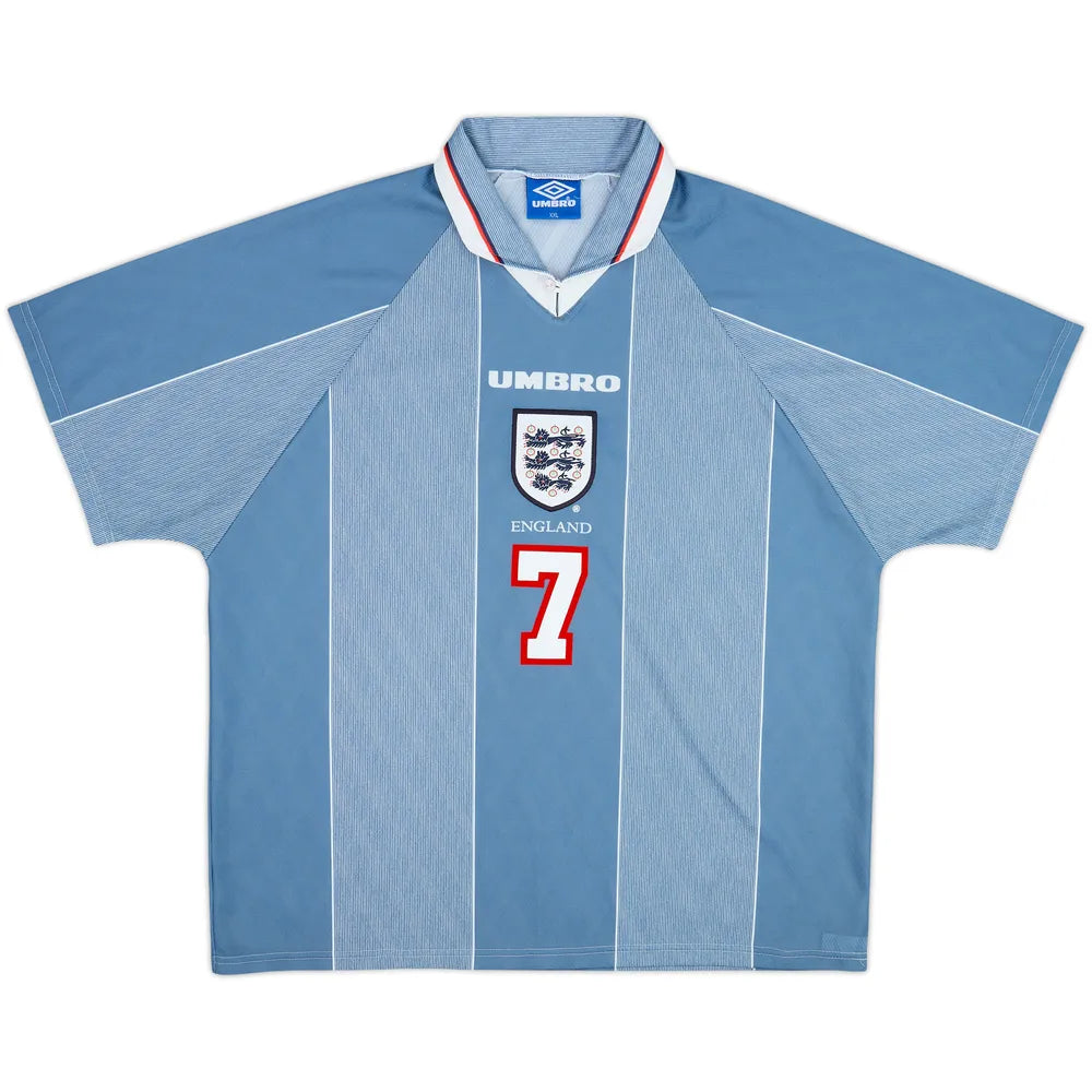 England 1996/97 Away Shirt Beckham #7