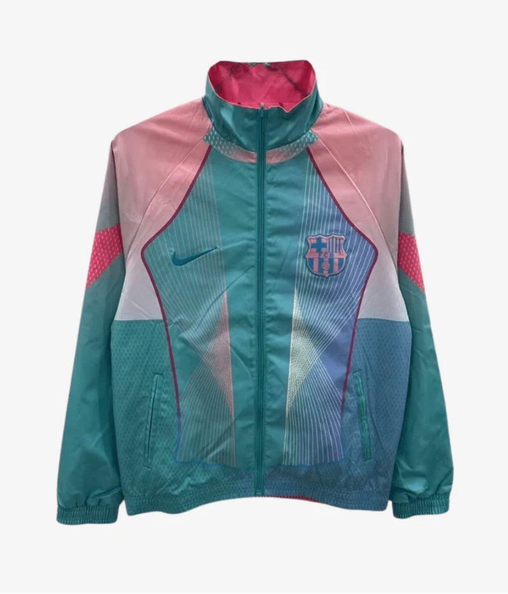 FC Barcelona 2025/26 Pink/Blue Reversible Windbreaker