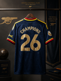 Arsenal 'CHAMPIONS 26' 2026/27 Away Shirt