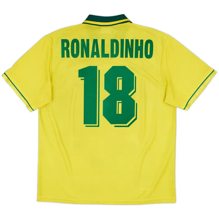 Brazil 1994 Home Shirt Ronaldinho #18