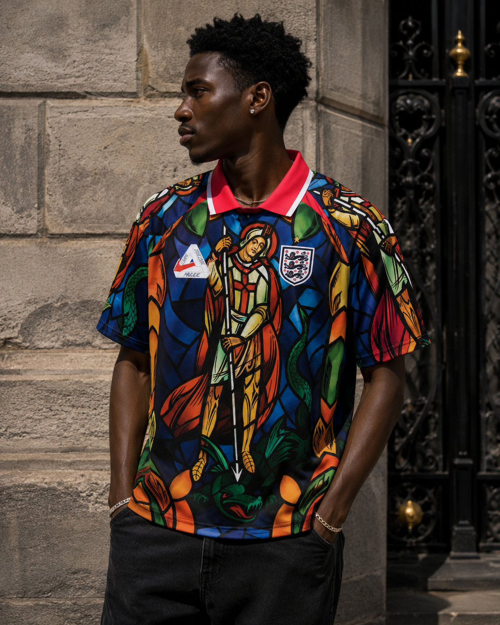 Palace x Nike England Jersey in Multi Colour