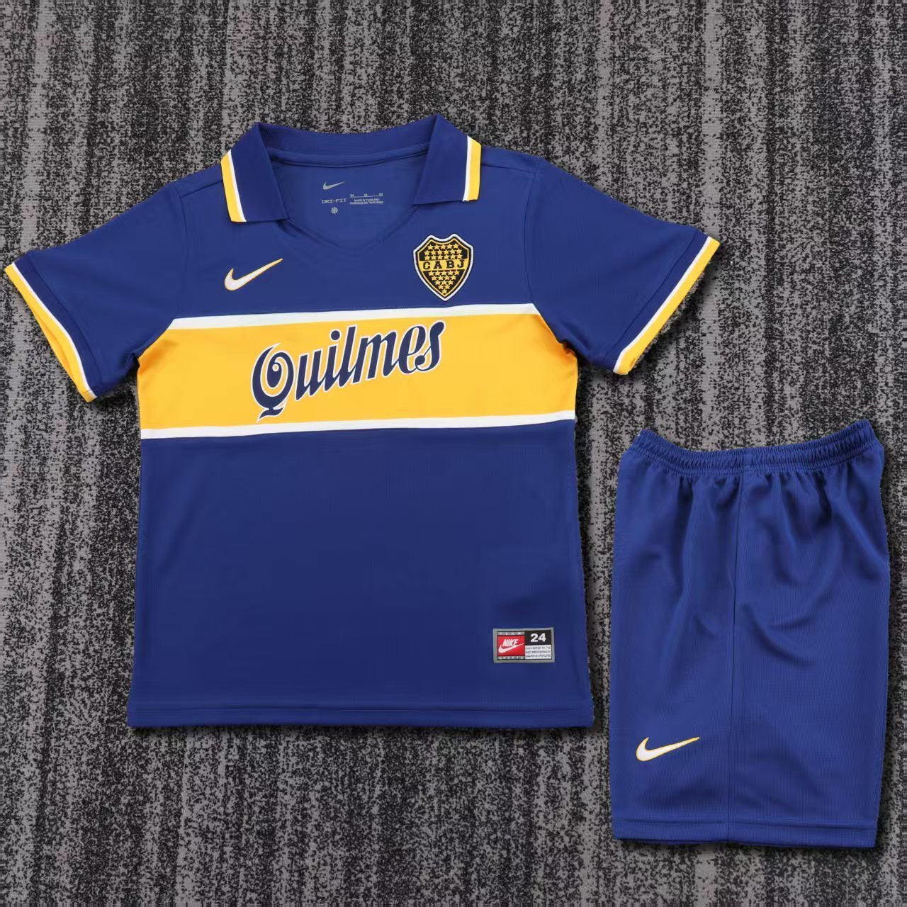 Kids Boca Juniors Retro Kit