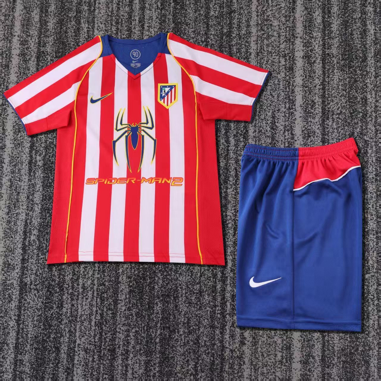 Kids Atletico Madrid Retro Kit