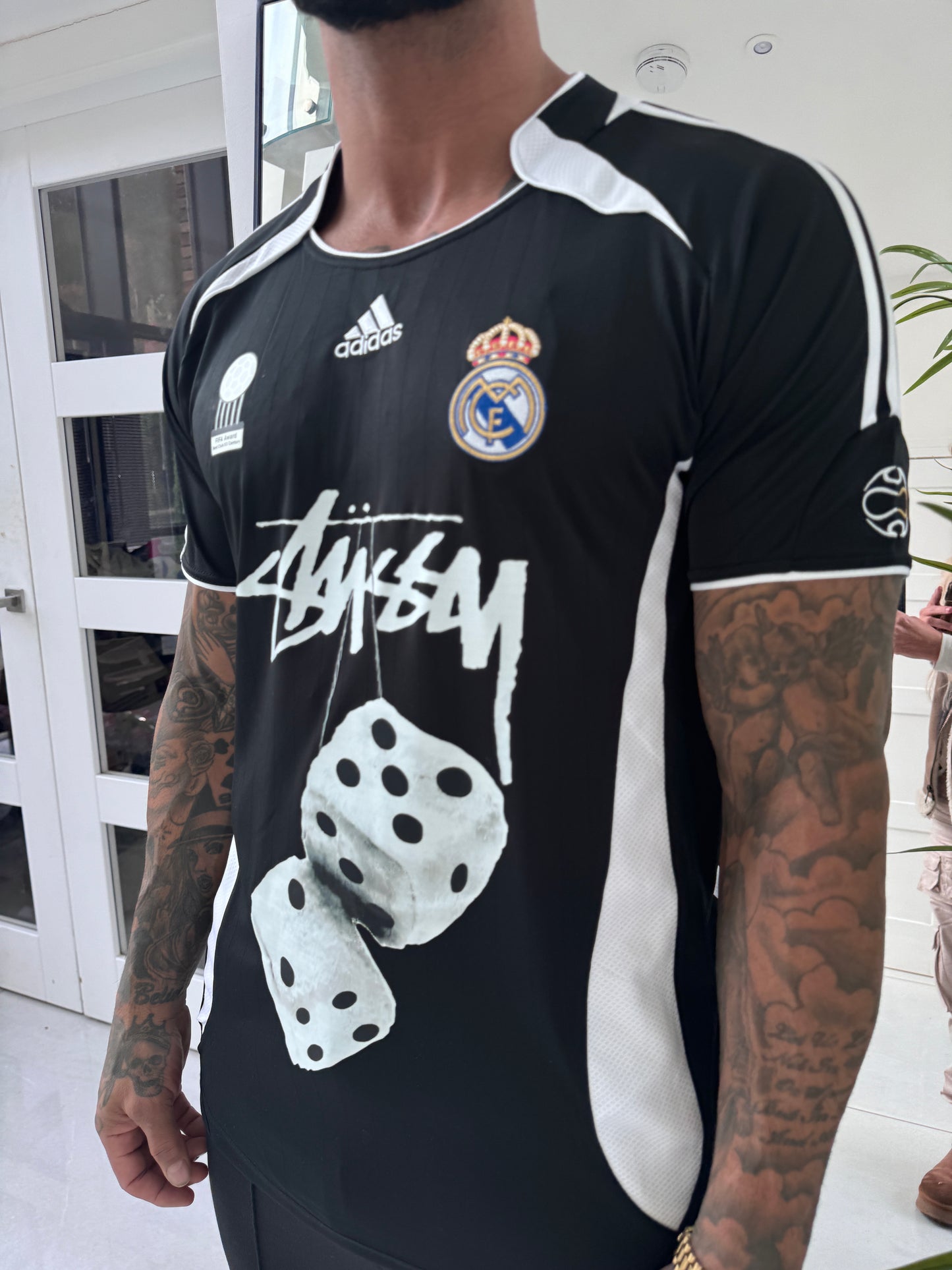 Real Madrid x Stussy Custom Shirt