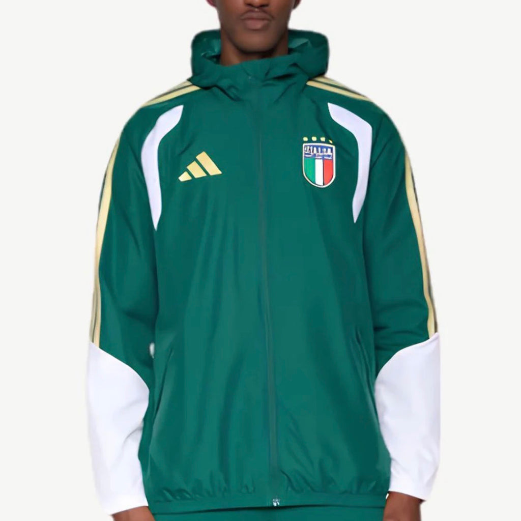 Italy 2026 Away Hooded Windbreaker Jacket