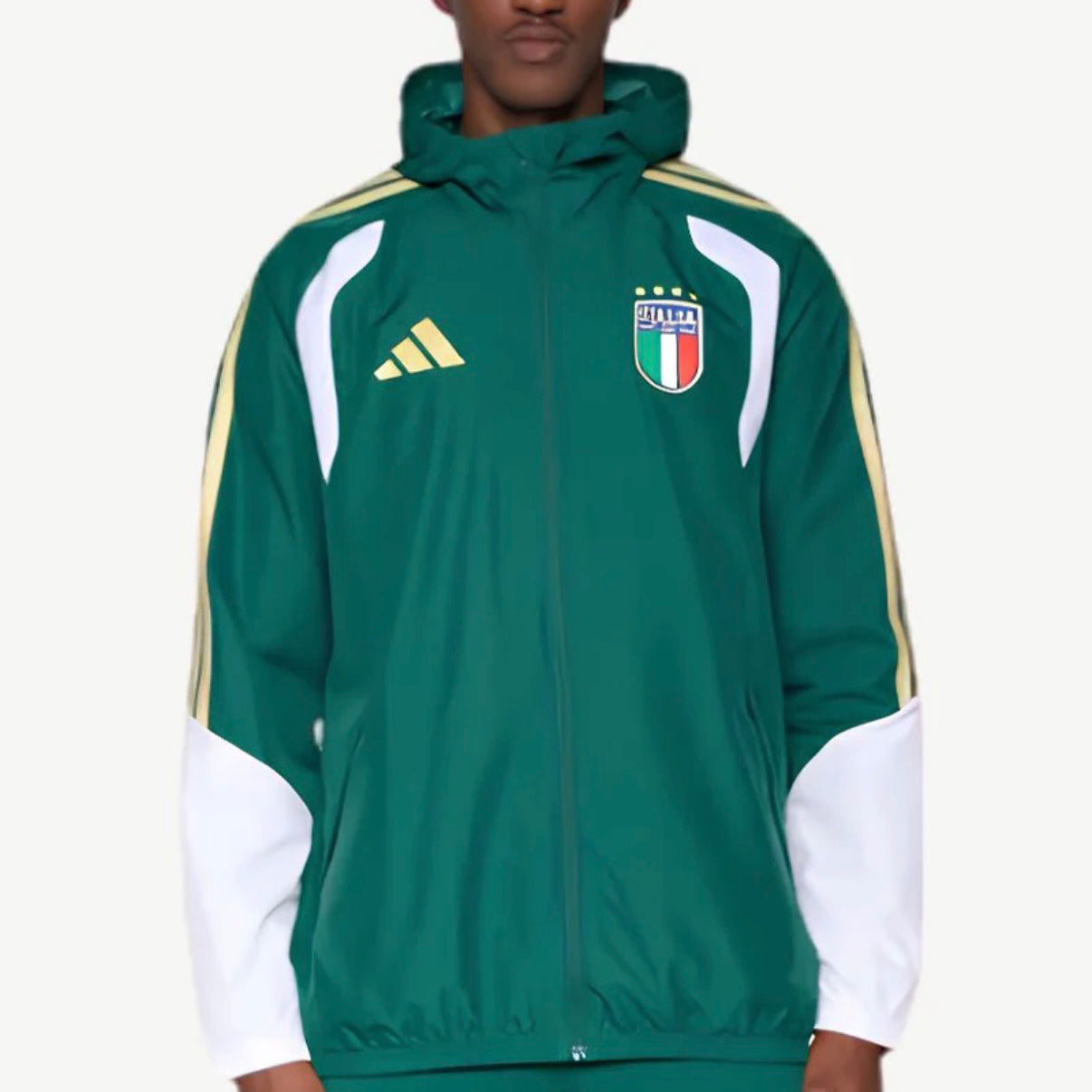 Italy 2026 Away Hooded Windbreaker Jacket