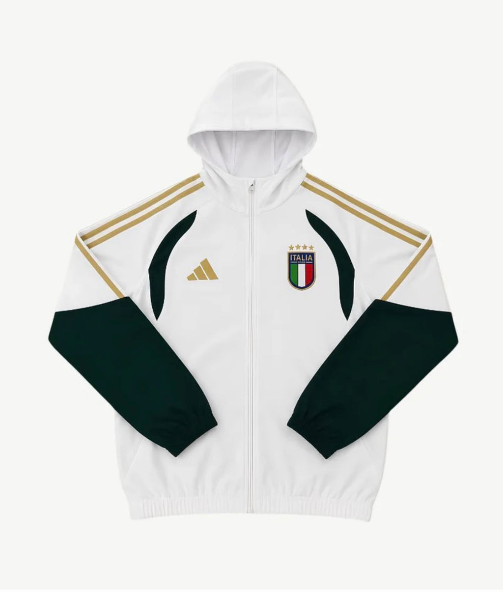 Italy 2026 Home Hooded Windbreaker Jacket