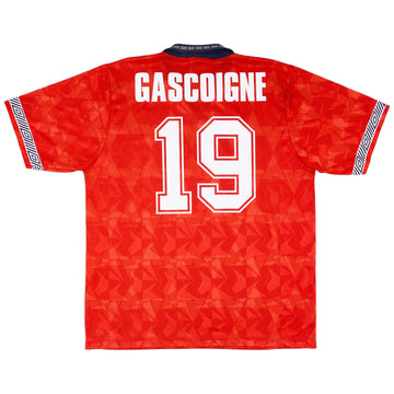 Retro England 1990 Away + Gascoigne