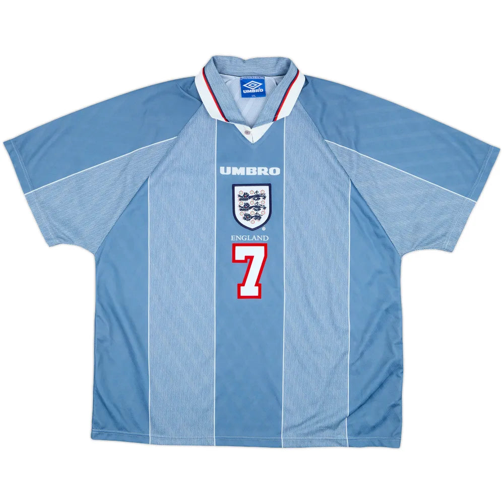 Retro England 1996/97 Away + Beckham