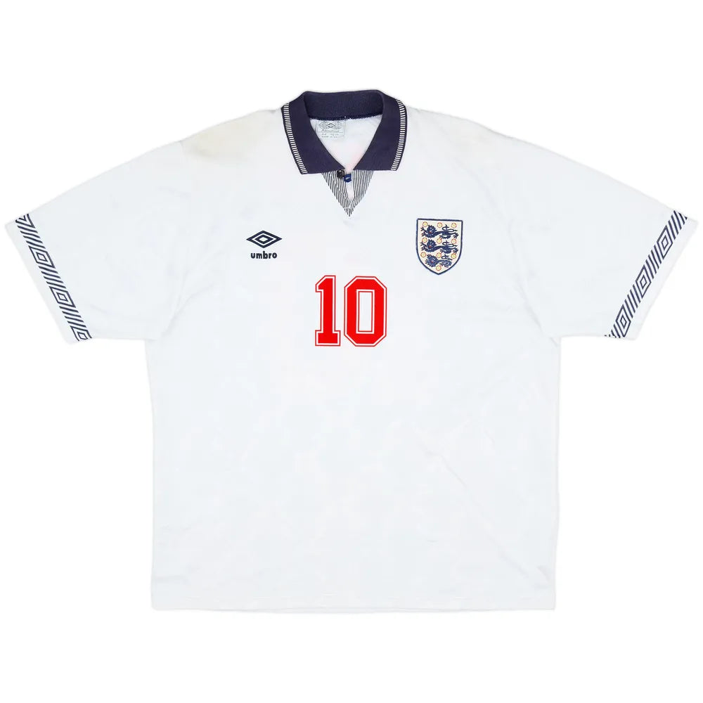 Retro England 1990 Home + Lineker