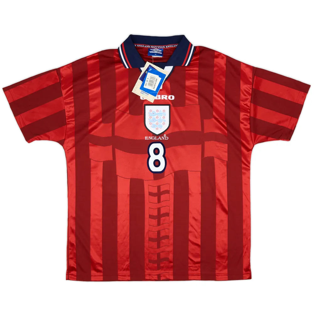 Retro England 1997/99 Away + Gascoigne