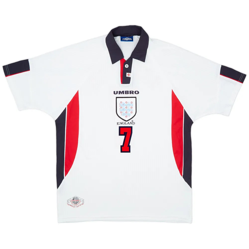 Retro England 1997/99 Home + Beckham