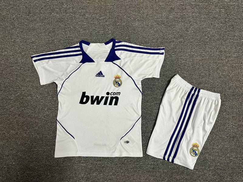 Kids Real Madrid Retro Kit