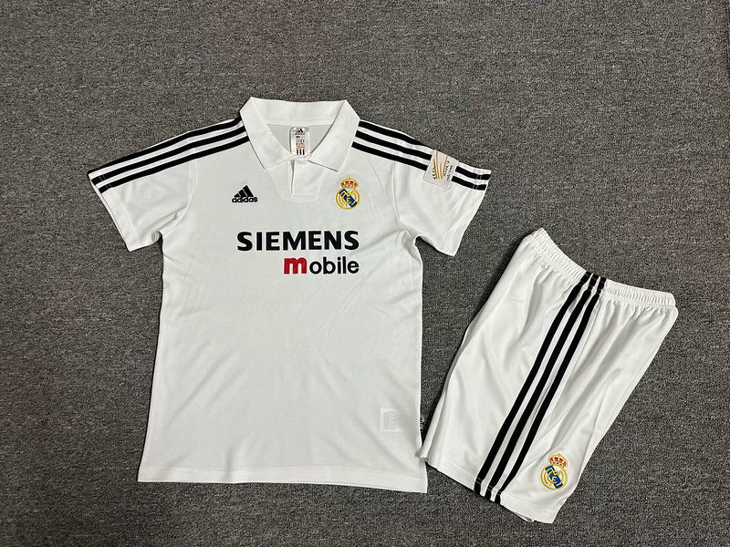 Kids Real Madrid Retro Kit