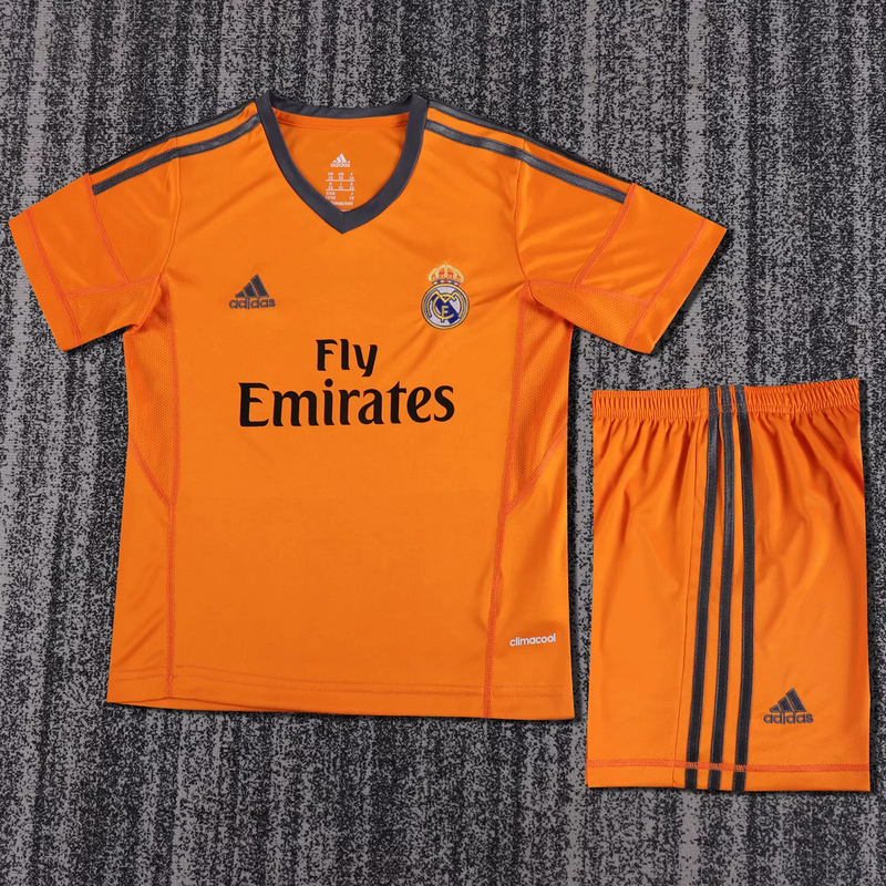 Kids Real Madrid Retro Kit