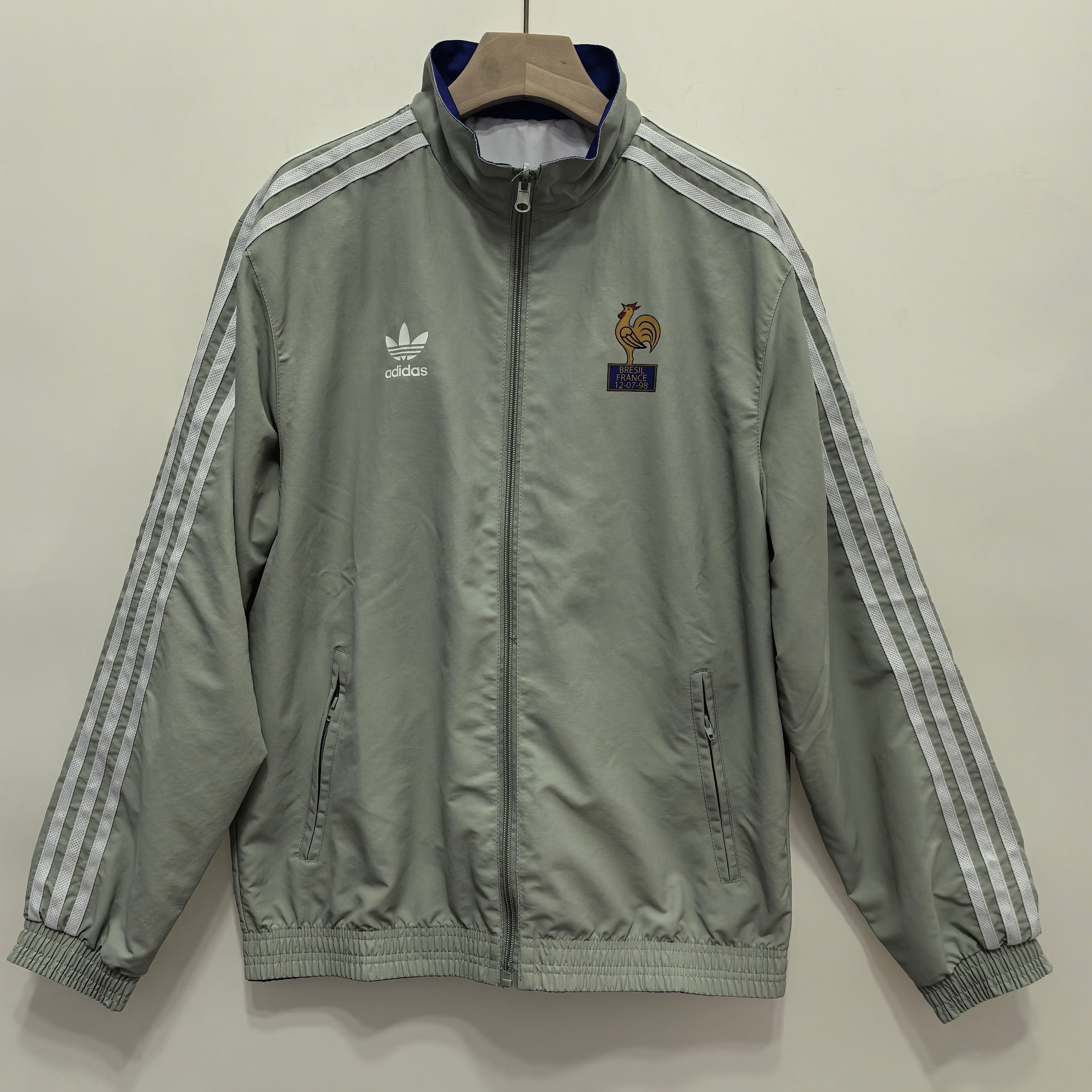 France Reversible Retro Adidas Tracksuit Jacket