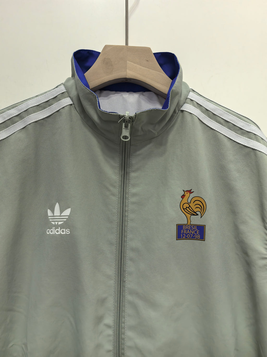 France Reversible Retro Adidas Tracksuit Jacket