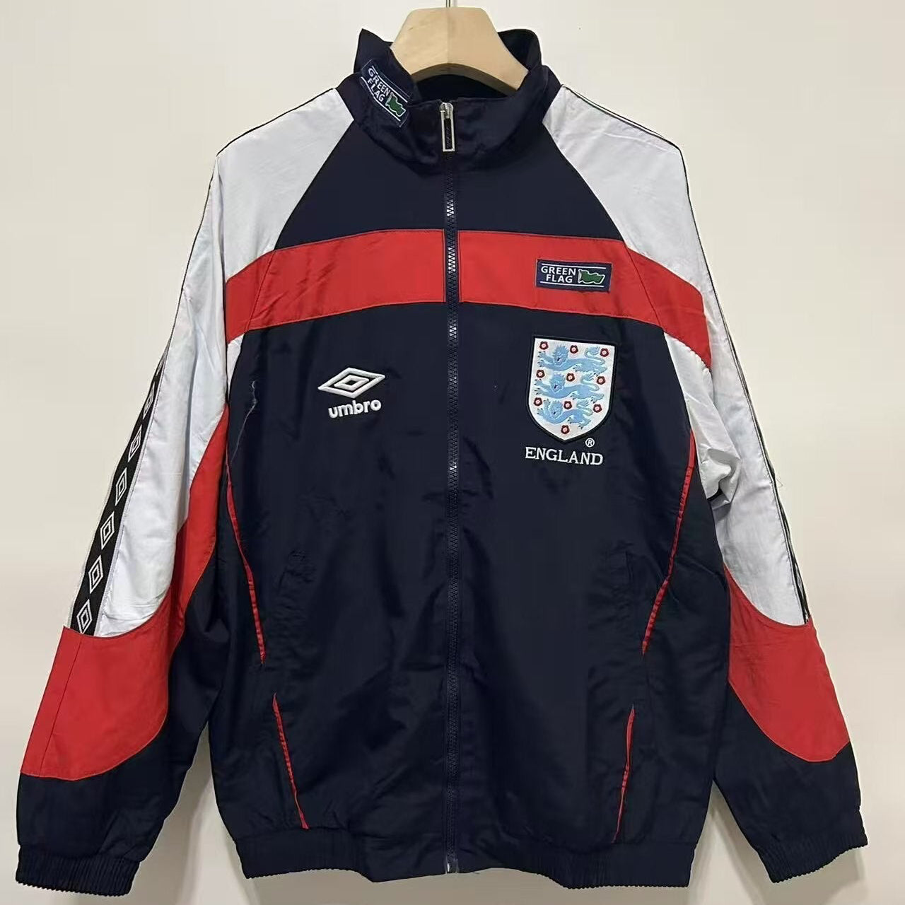 England '90s Umbro Retro Tracksuit Jacket
