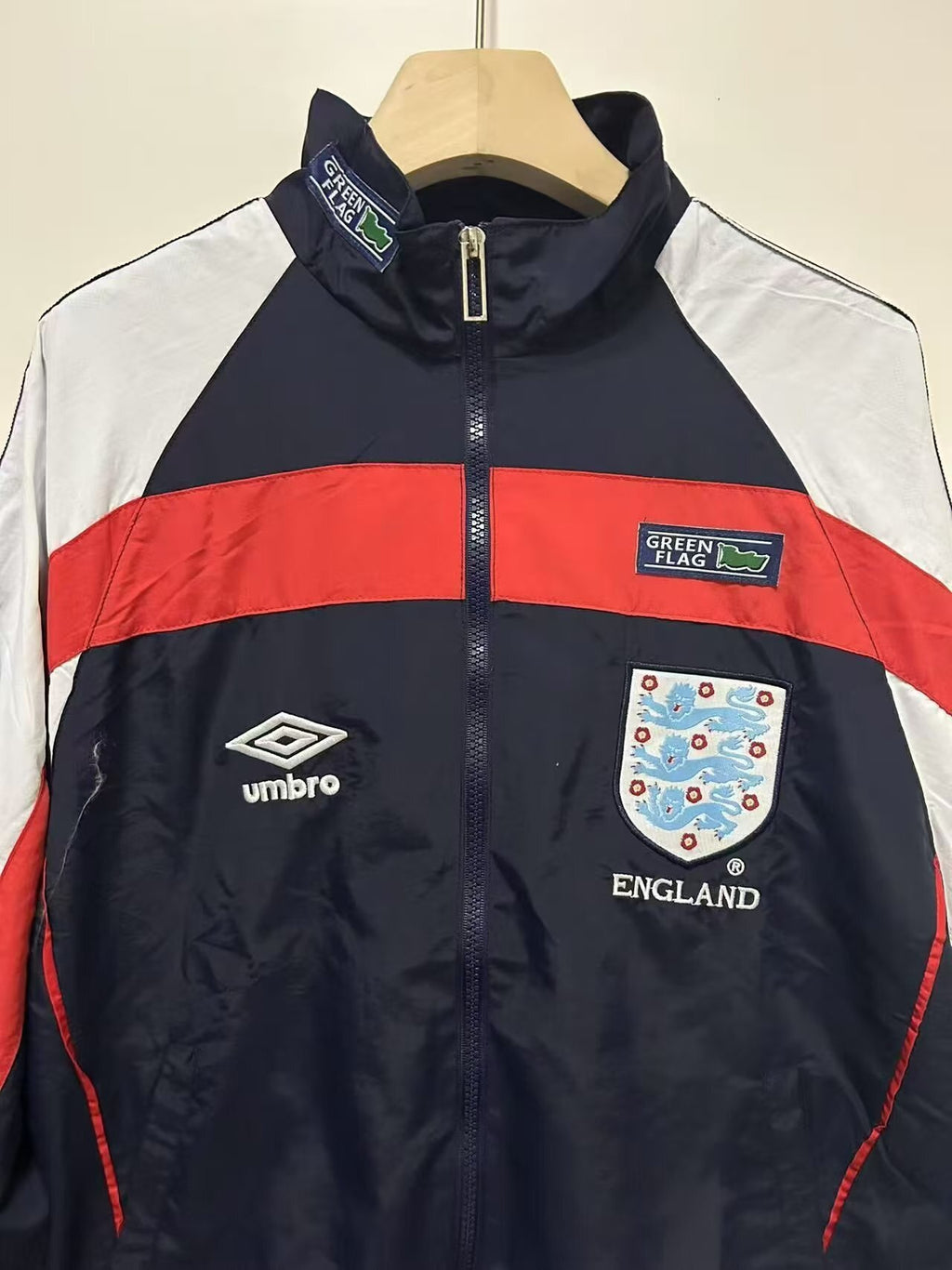 England '90s Umbro Retro Tracksuit Jacket